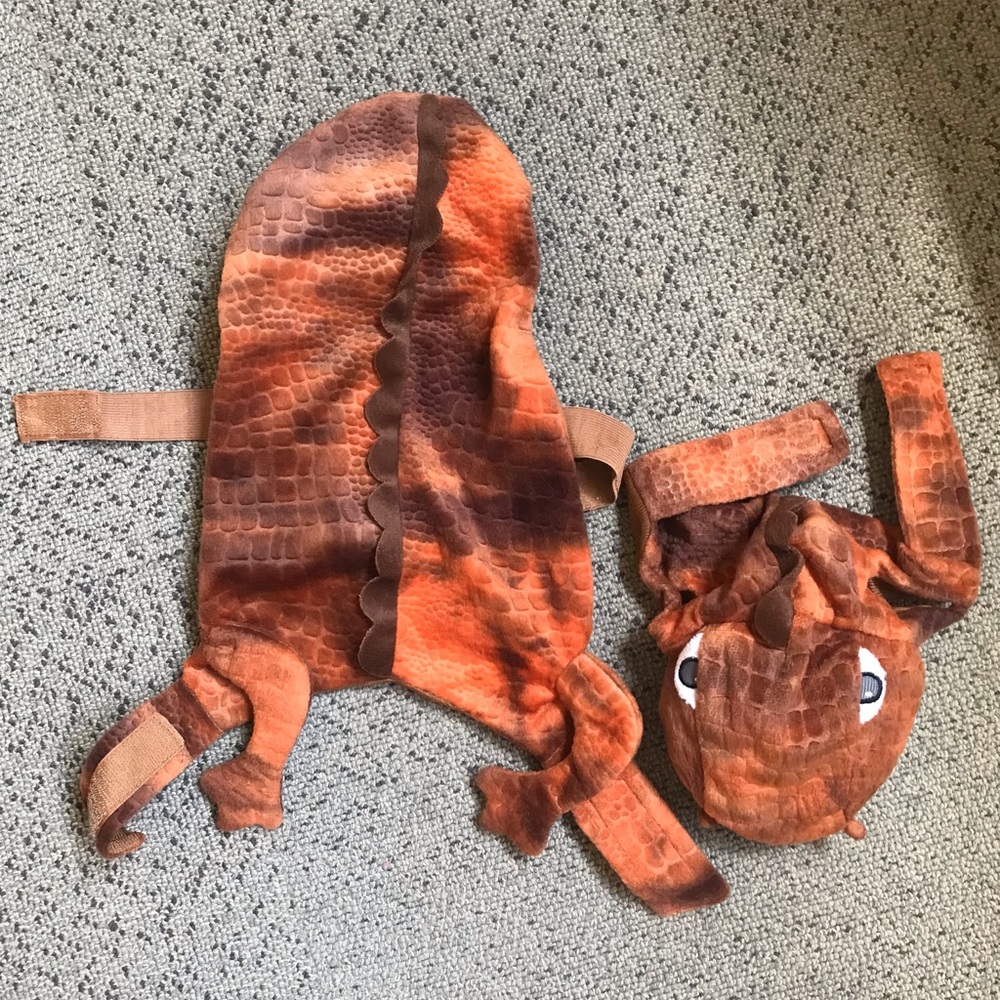 Pet Dinosaur/ DragonCostume Hood and Tail Set